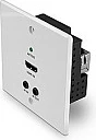 Transmetues HDMI HDBaseT Lindy 38348, 4K60, Cat6, 70m, i bardhë