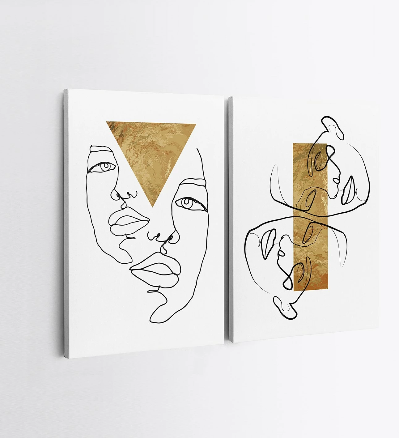 Pikturë dekorative në kanavacë (2 copë), Wallity, 2KNV4251, 50x70cm