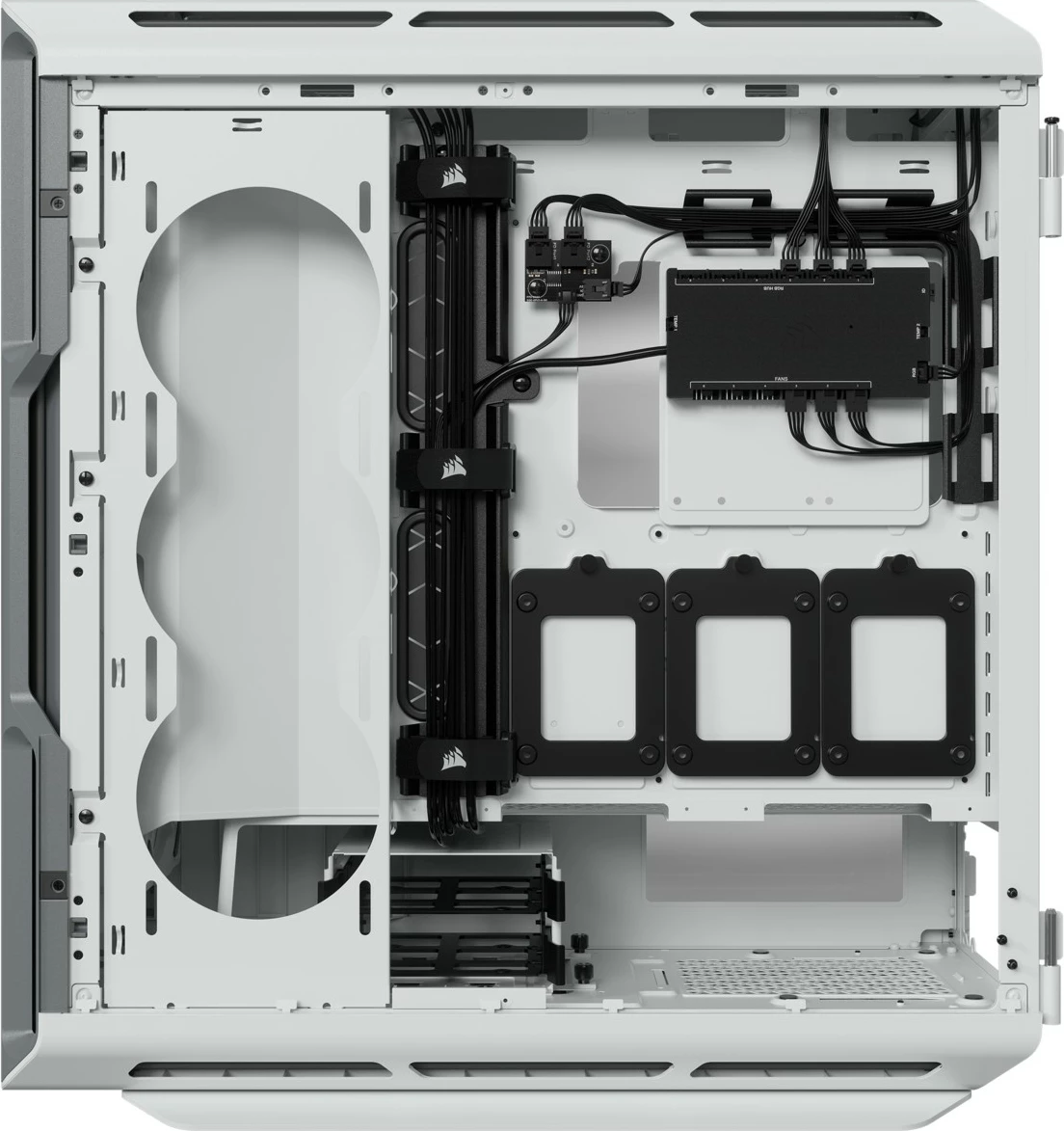 Kasë Corsair iCUE 5000T RGB TG, Midi Tower, e bardhë