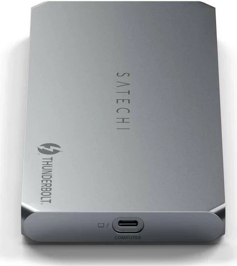 Docking station Satechi Thunderbolt 4, 2x USB-A, 2x HDMI, Ethernet, ngjyrë argjendi