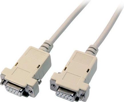 Kabllo seriale EFB Elektronik D-Sub 9, 3m, femër-femër, e mbrojtur, bezhë