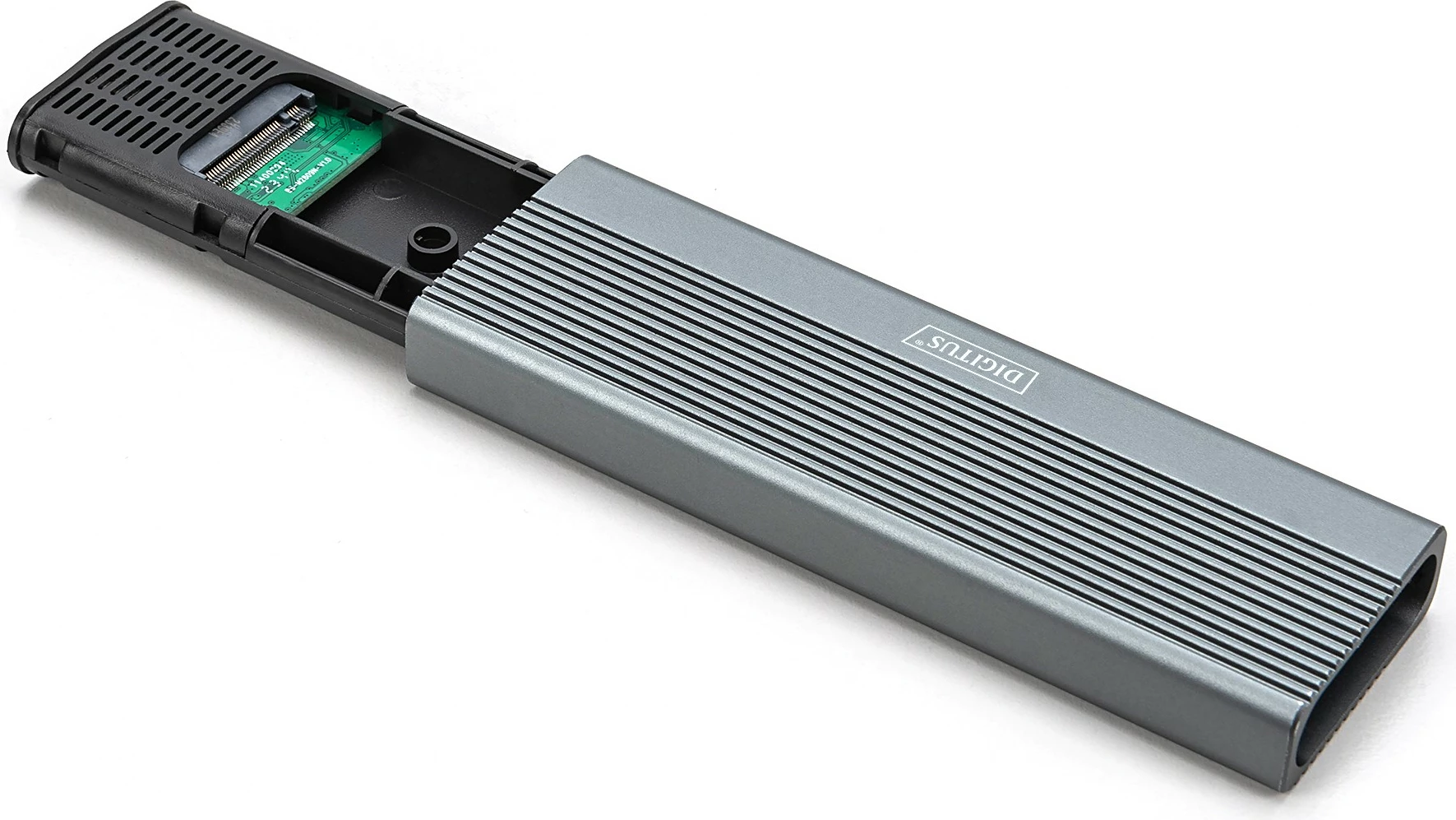 Kasë Digitus SSD M.2, USB Type-C, alumini, e zezë 3