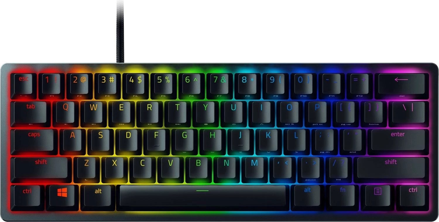 Tastierë Razer Huntsman Mini, Purple Switch, RGB, e zezë
