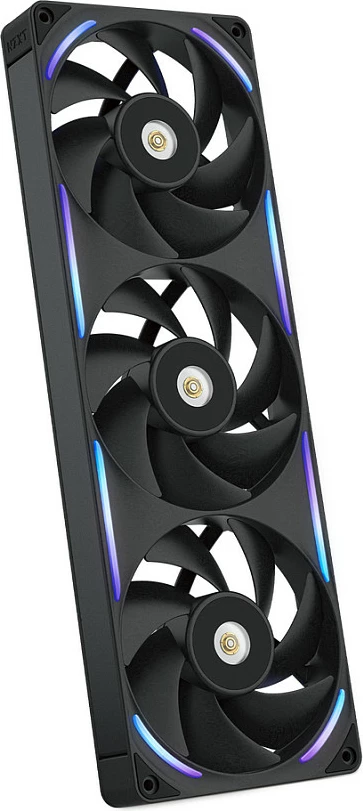 Fan për kasë NZXT F360X, 3x120mm, PWM, RGB, kornizë 360mm, e zezë