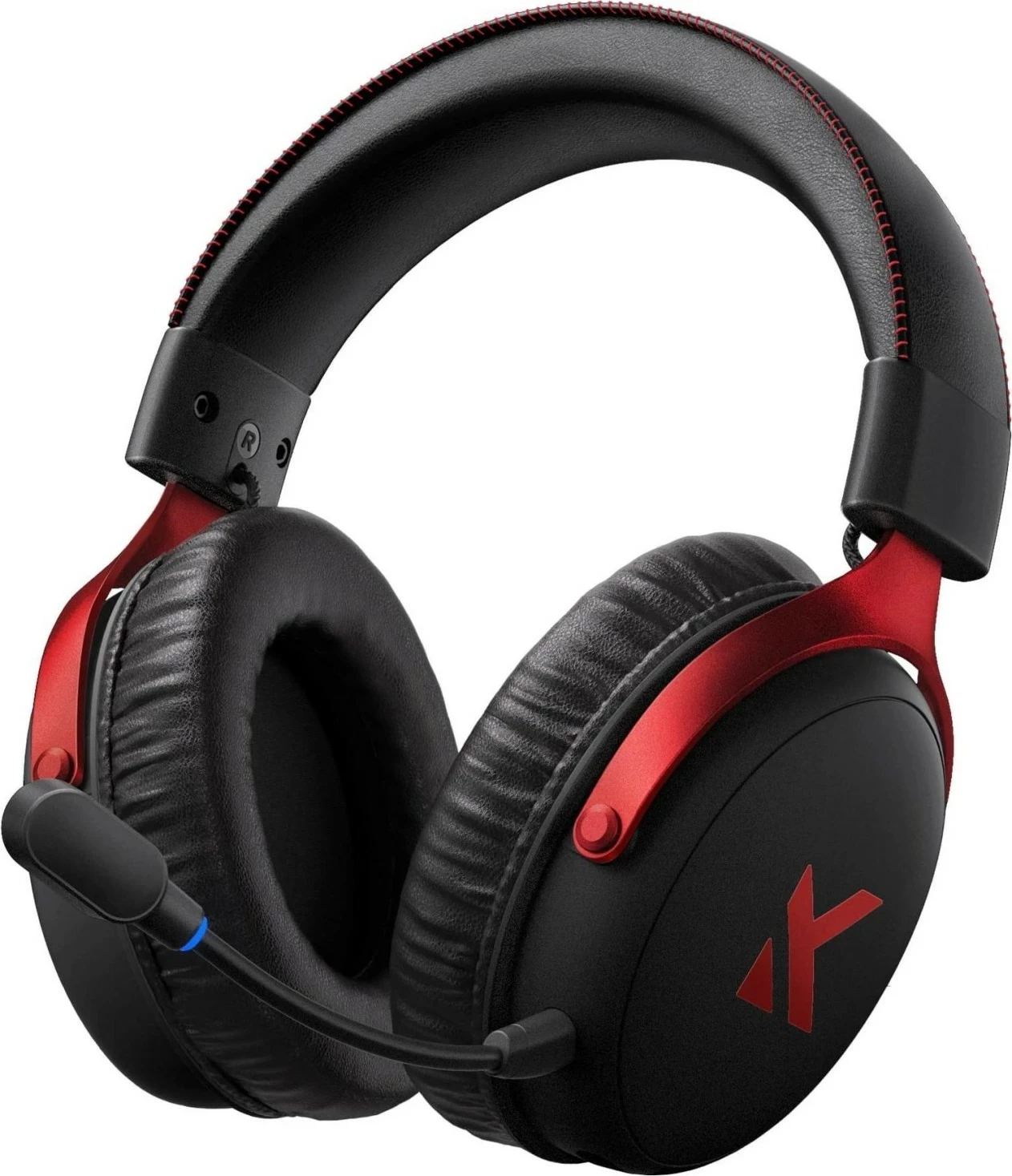 Kufje gaming Mchose HW-V9, 7.1, wireless dhe me kabllo USB, mikrofon i heqshëm, zi/kuqe
