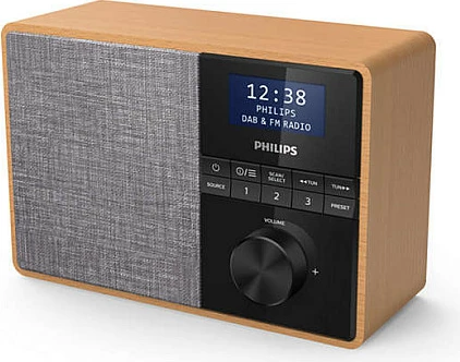 Radio portativ Philips TAR5505/10, DAB+/FM, Bluetooth 5.0, 5W, dru/zi-gri