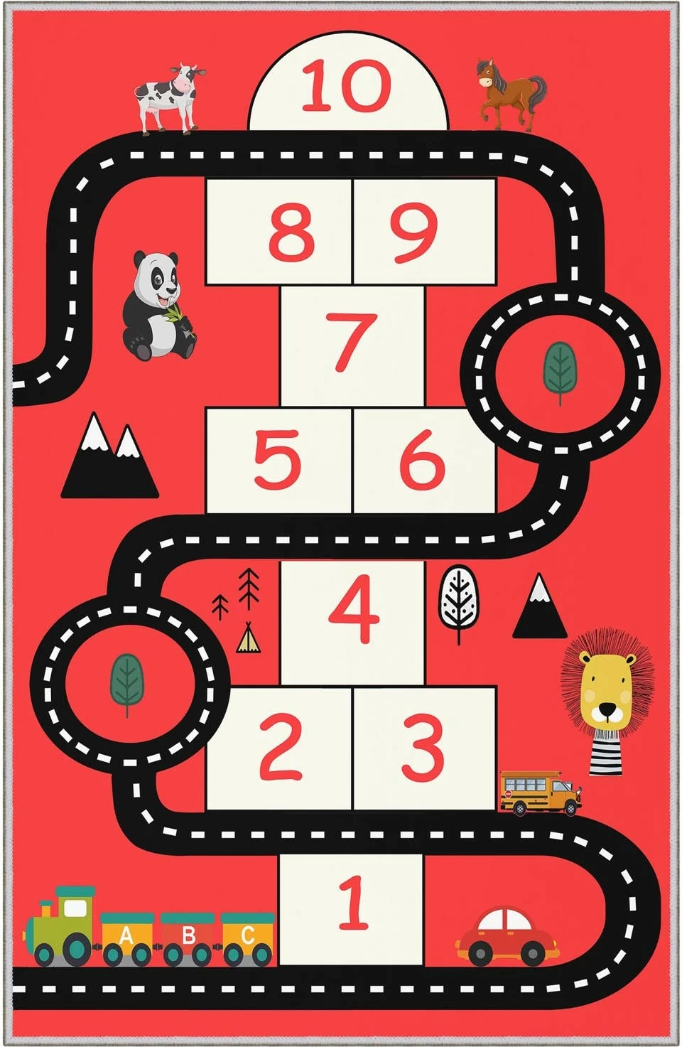 Qilim për fëmijë, shumëngjyrësh, Conceptum Hypnose, HMNT470, 80x120cm