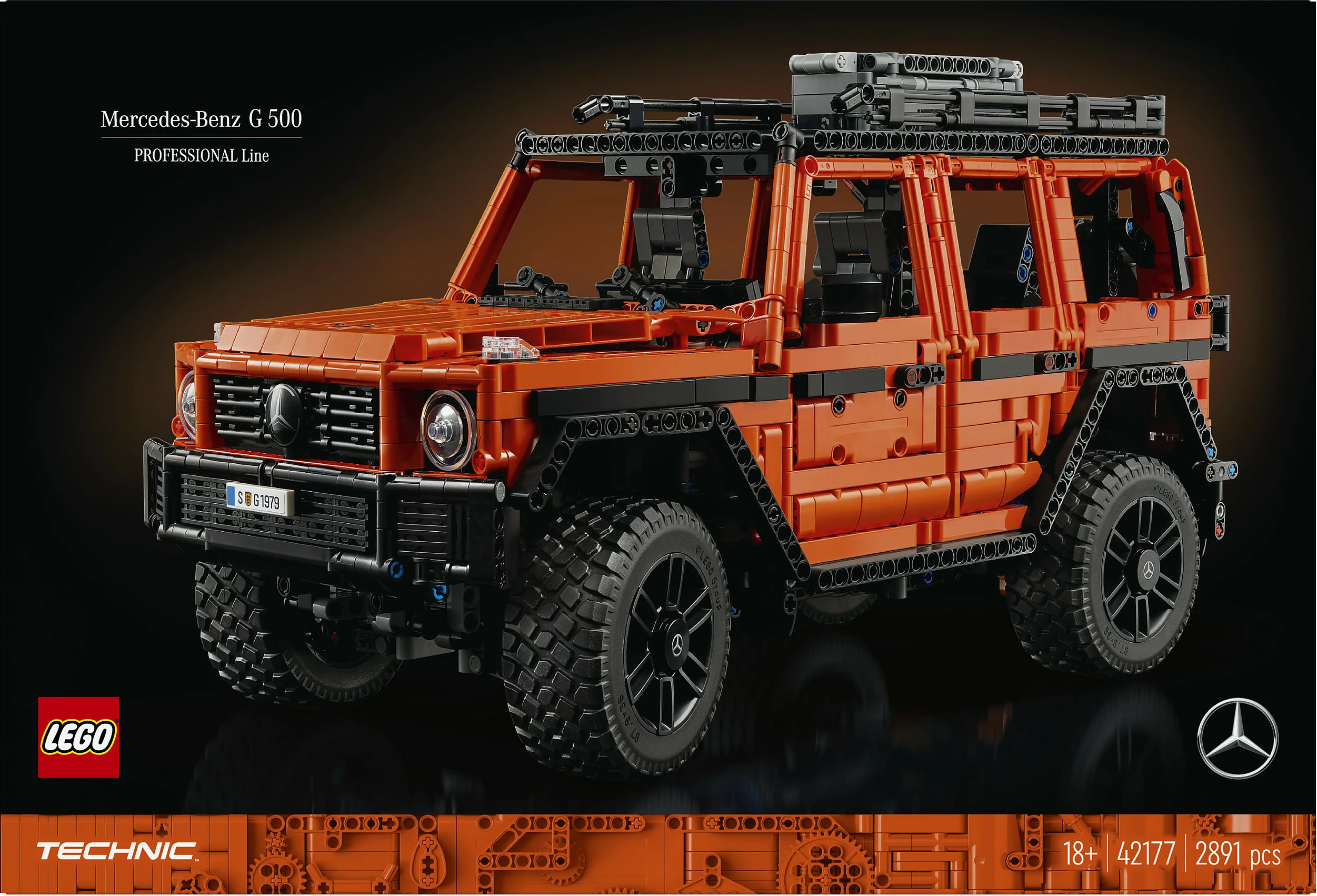Set ndërtimi LEGO Mercedes-Benz G 500, 2891 pjesë, shumëngjyrëshe