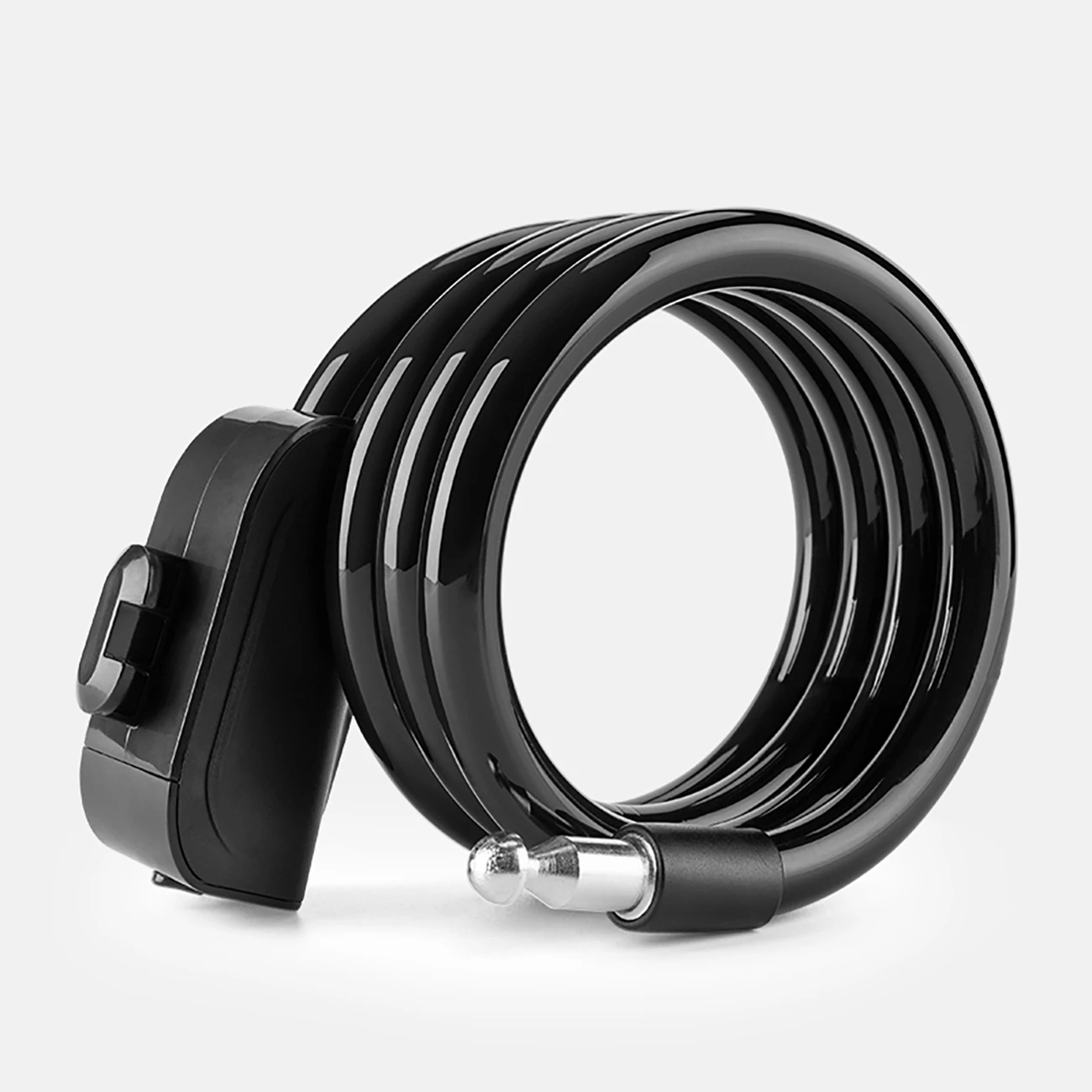 Kyç kabllo antivjedhje, Wozinsky WPB-01R, portativ me kabllo çeliku, me 2 çelësa, për biçikleta, ebike dhe motoçikleta, e zezë