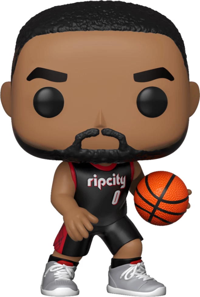 Figurinë vinyl Funko POP! NBA Portland Trail Blazers Damian Lillard #131, fanellë e bardhë, 1 copë
