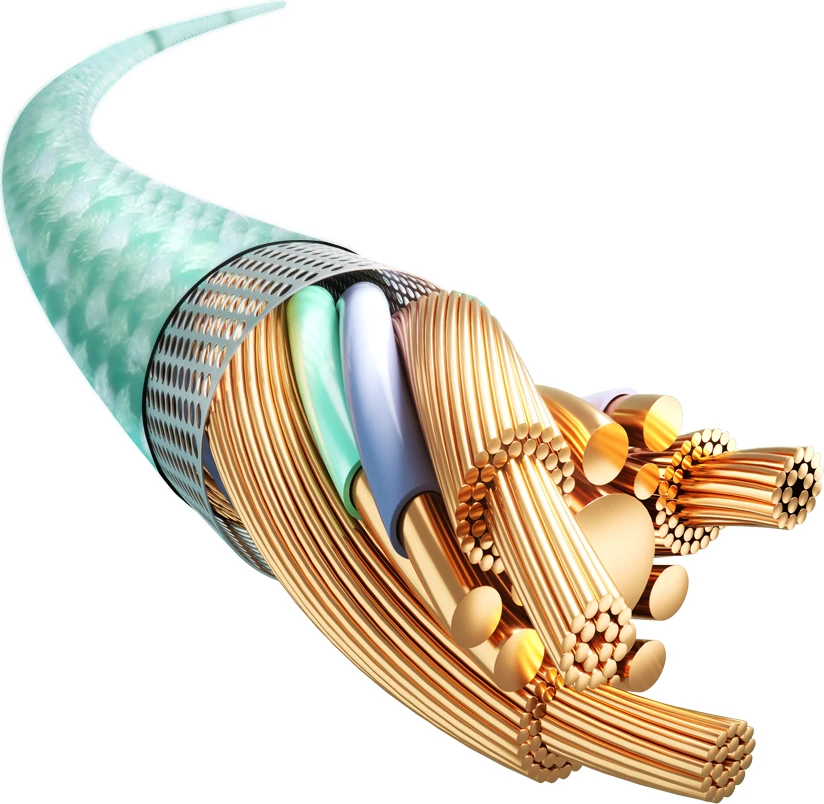 Kabllo Joyroom Multi-Color Series S-A34, USB-A në Lightning, 1m, 3A, Bardhë