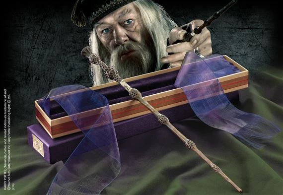 Shkop magjik koleksionues NOBLE COLLECTION Harry Potter Dumbledore (Elder Wand) 40 cm, me kuti Ollivanders