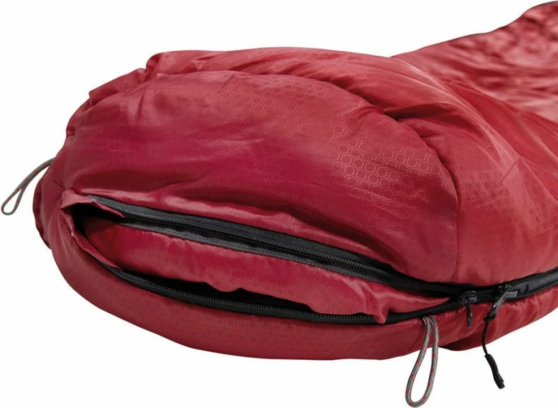 Çantë gjumi High Peak Redwood 3 L për turizëm, e kuqe dhe gri