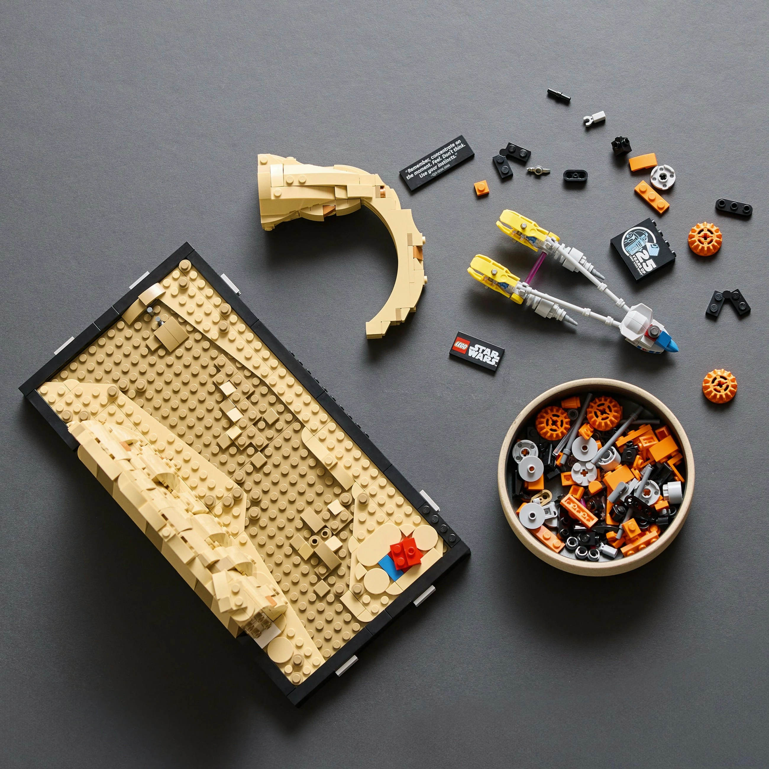 Set ndërtimi LEGO Mos Espa Podrace Diorama, 718 pjesë, shumëngjyrësh