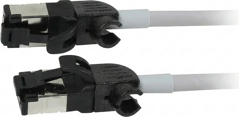 Kabllo rrjeti Synergy21 RJ45 CAT6A, 2m, S/FTP, slim, 500MHz, gri