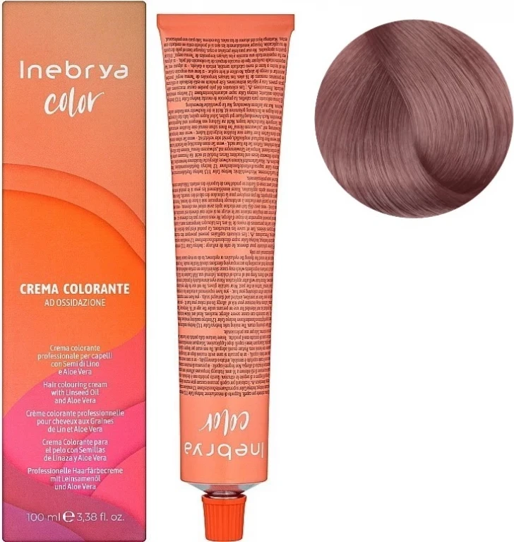 Ngjyrë për flokë Inebrya 10/12 Platinë e hirit dhe bionde si pluhur, 100 ml