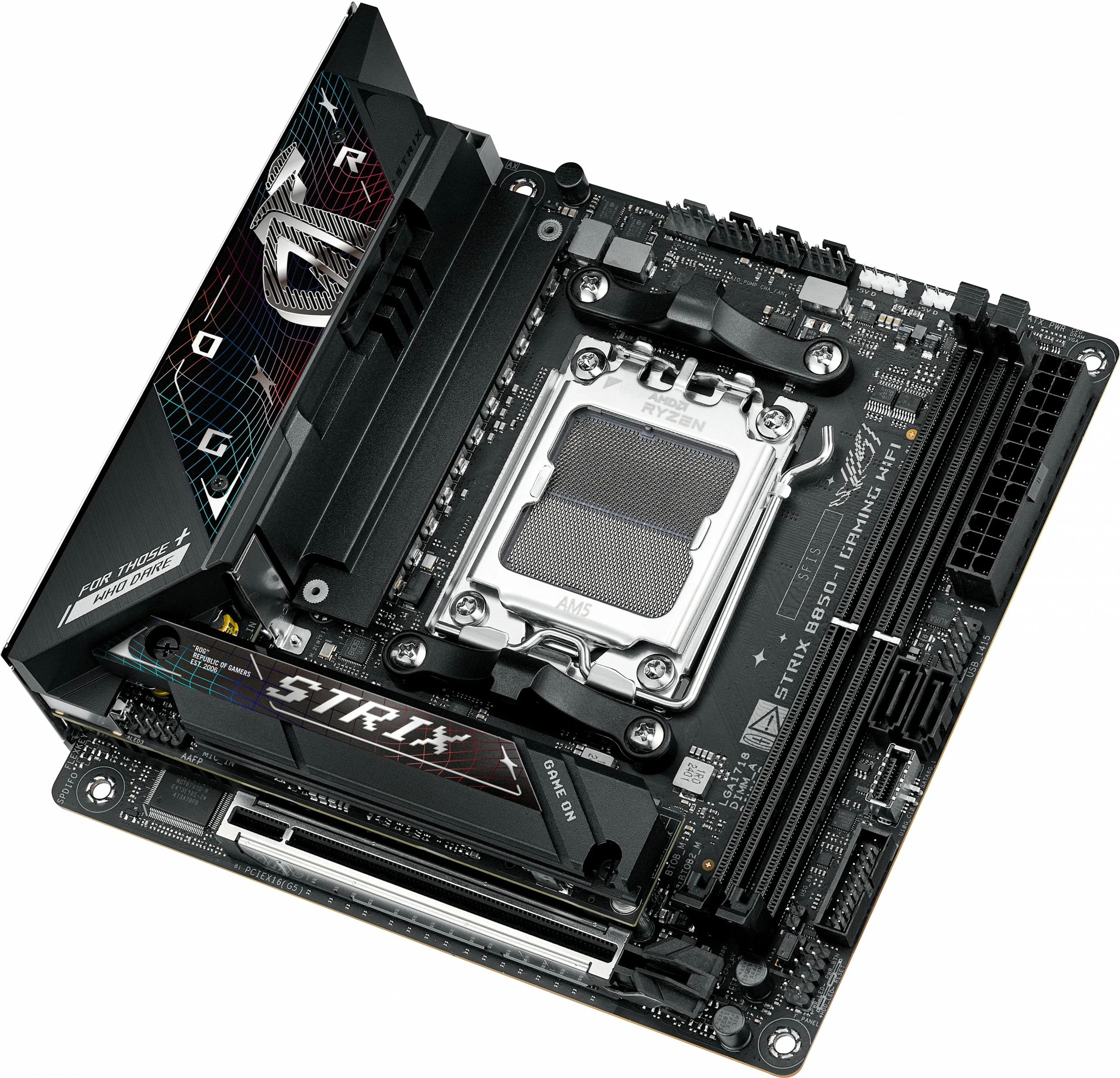 Pllakë amë ASUS ROG STRIX B850-I GAMING WIFI, Socket AM5, DDR5, WiFi 7, mini-ITX, e zezë