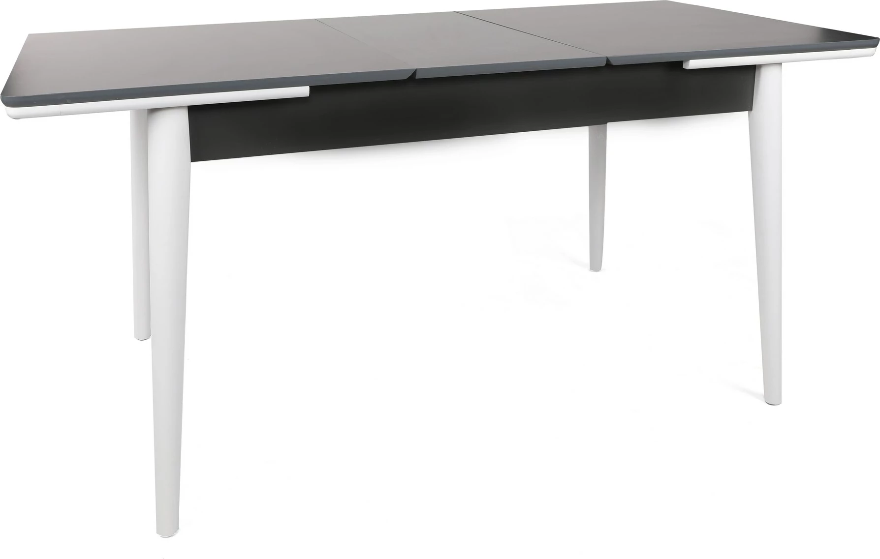 Tavolinë ngrënie me zgjatje, Skye Decor, anthracite dhe e bardhë, Sigma - 992