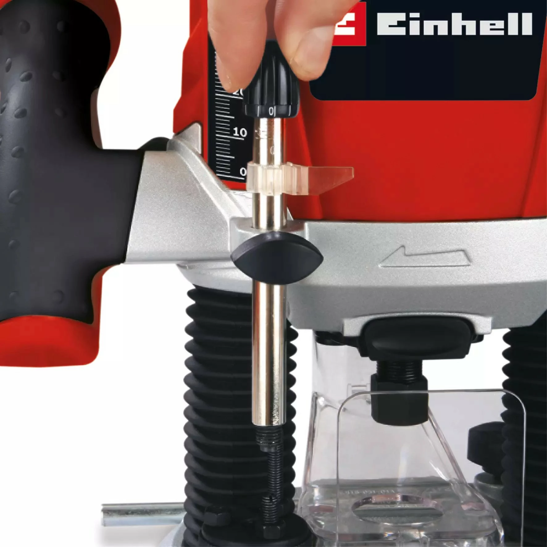 Router elektrik Einhell RT-RO 55, 1200W, 6/8mm, kuqe/gri
