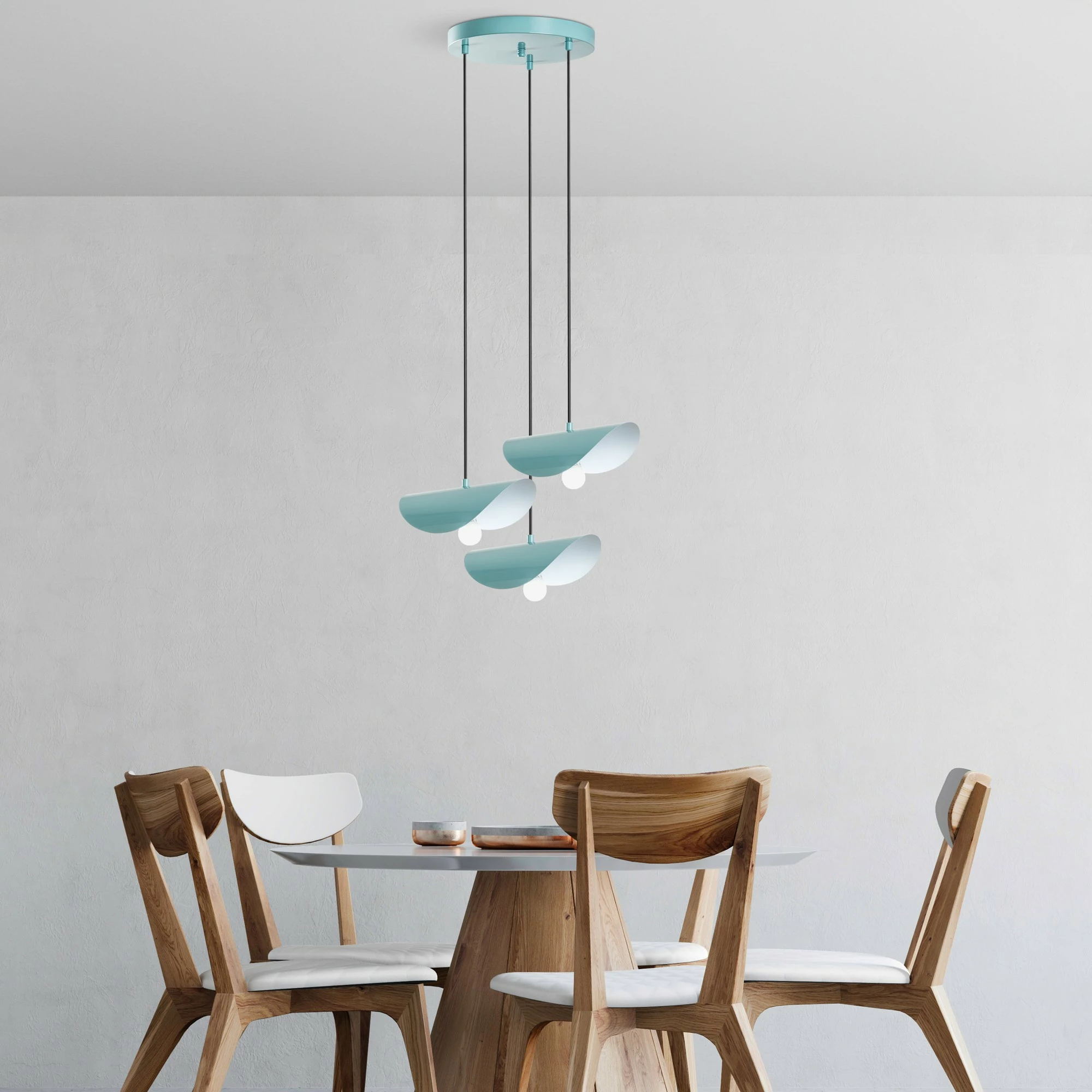 Llambë tavani Opviq, Eger - Mr - 964, ngjyrë turquoise
