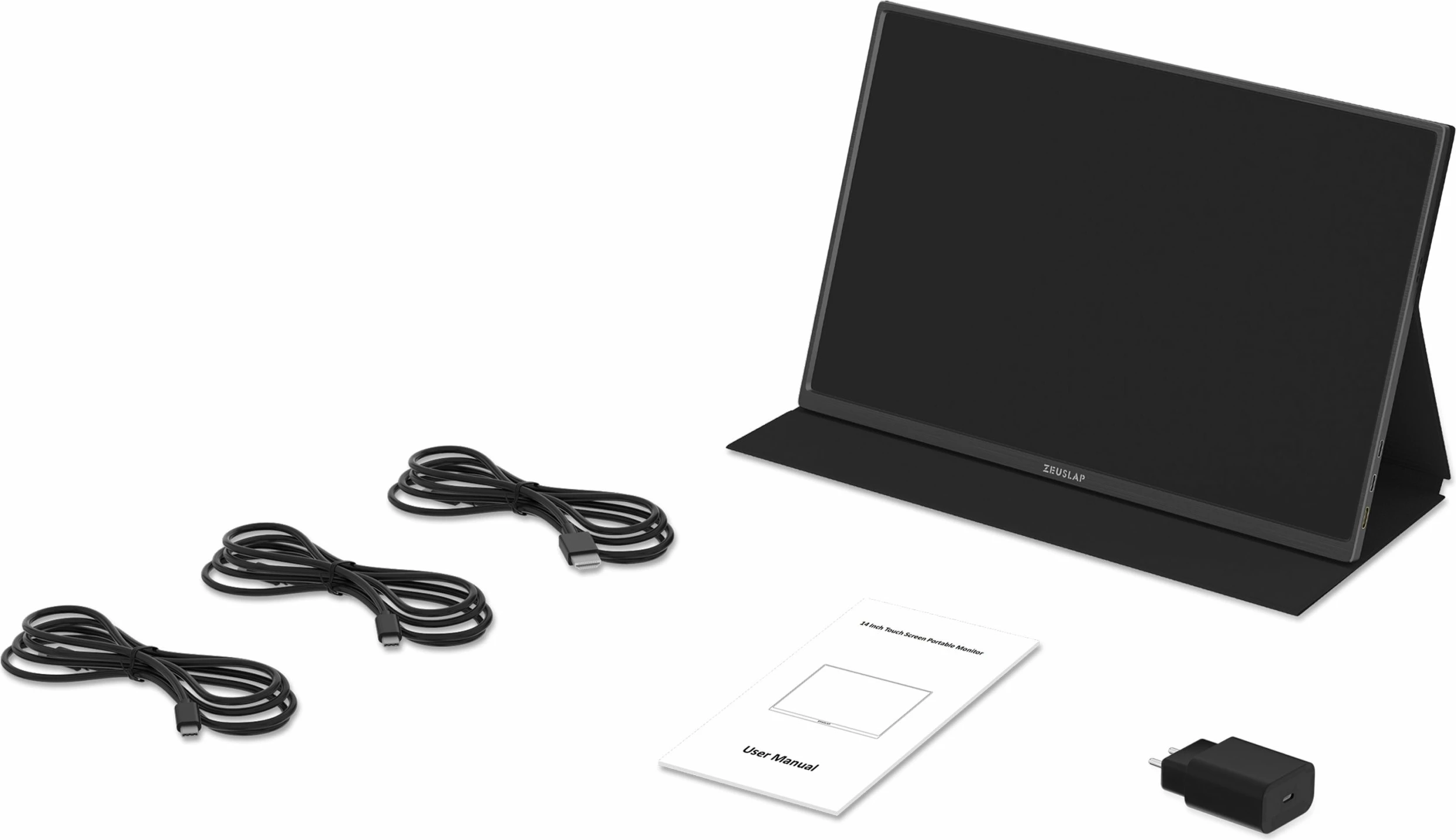 Monitor portativ me prekje Zeuslap Z14 Lite Pro 14\" IPS 1920x1200 60Hz, zezë