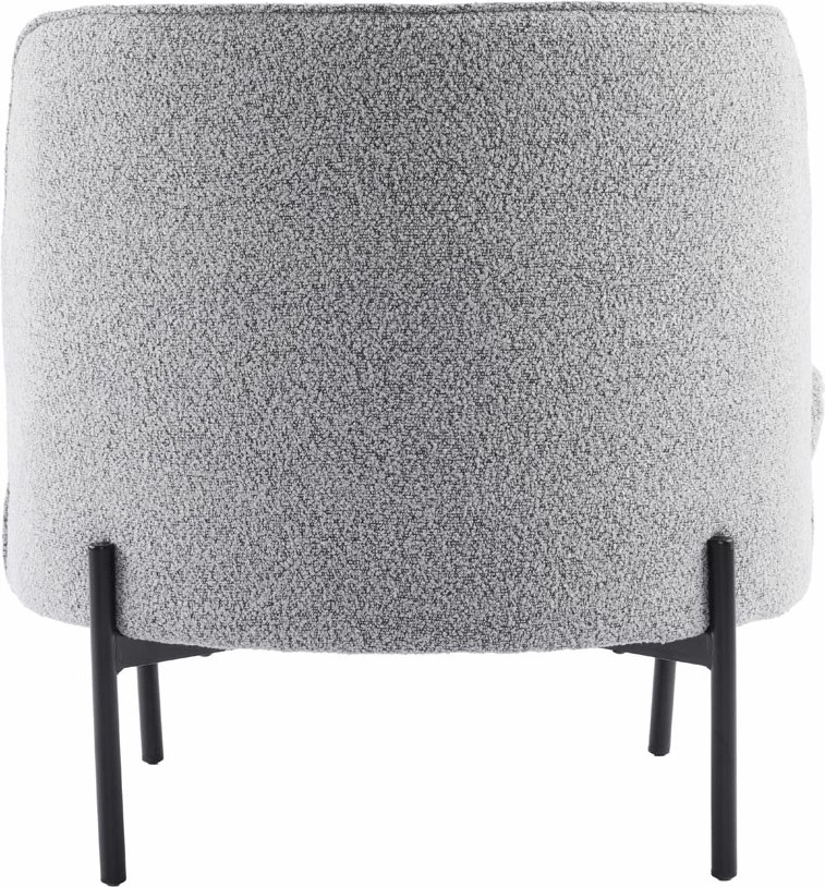 Karrige e ulët Cesta, ngjyrë gri, 71.5x72x71.5