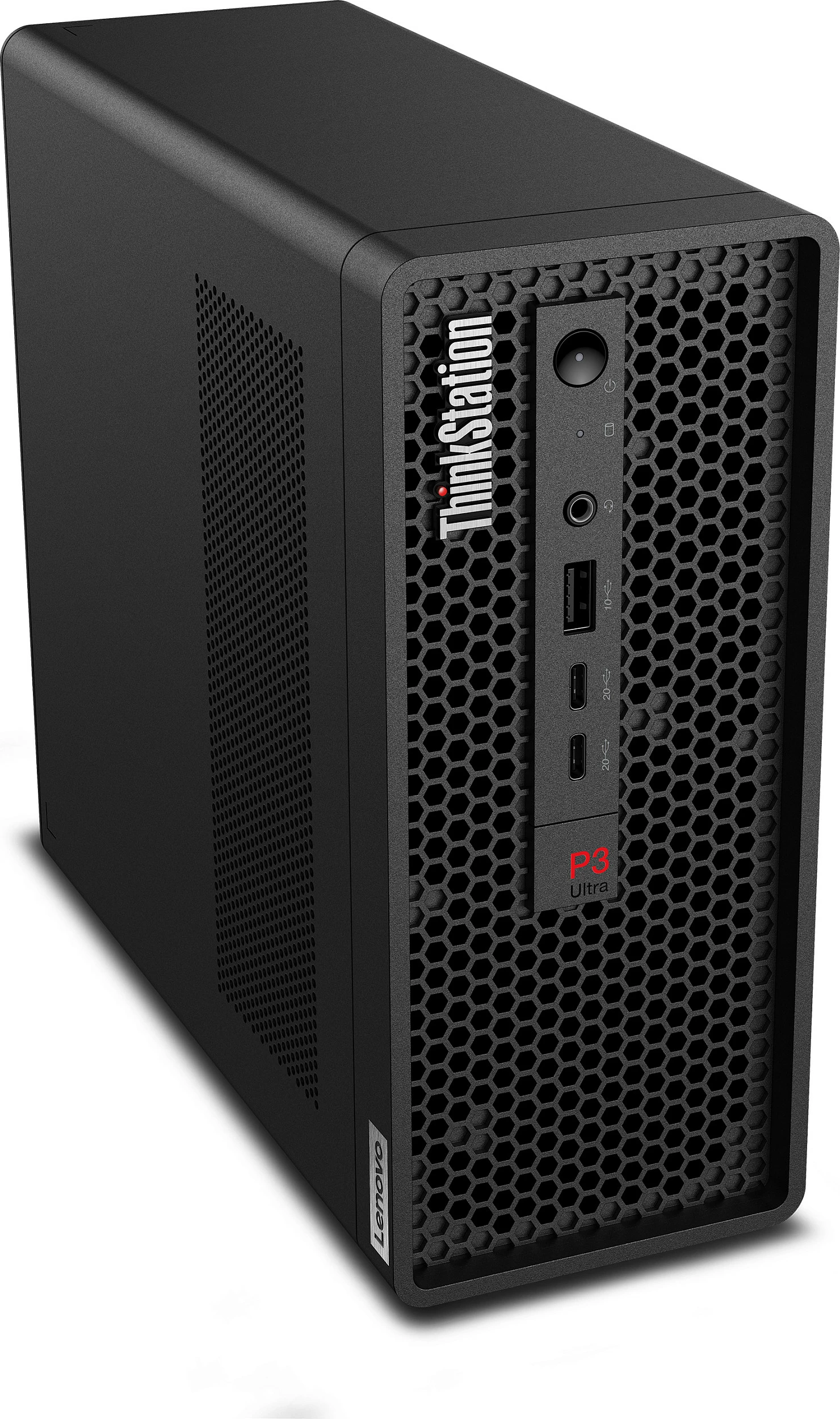 Kompjuter workstation Lenovo ThinkStation P3 Ultra, Core Ultra 5 245K, 32GB RAM, 512GB SSD, RTX A400, Windows 11 Pro, e zezë