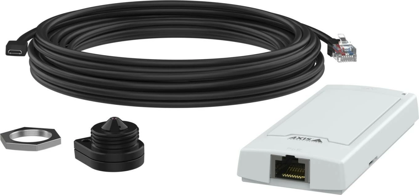 Kamerë sigurie IP Axis P1265 Mk II, e brendshme, me kabllo, për tavan, e zezë, e bardhë, e fshehtë