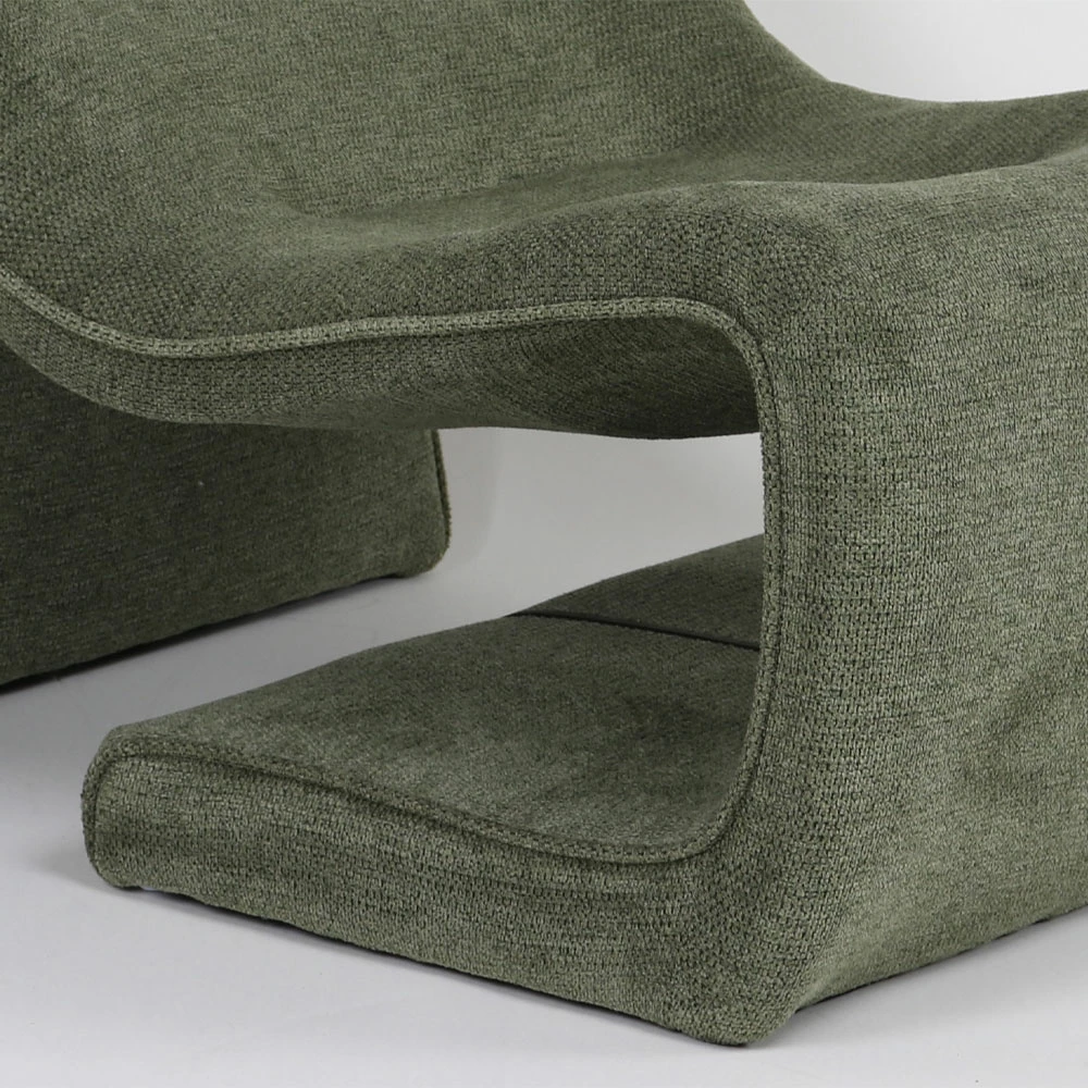 Karrige e ulët Flow, ngjyrë ulliri, 65x91x76cm