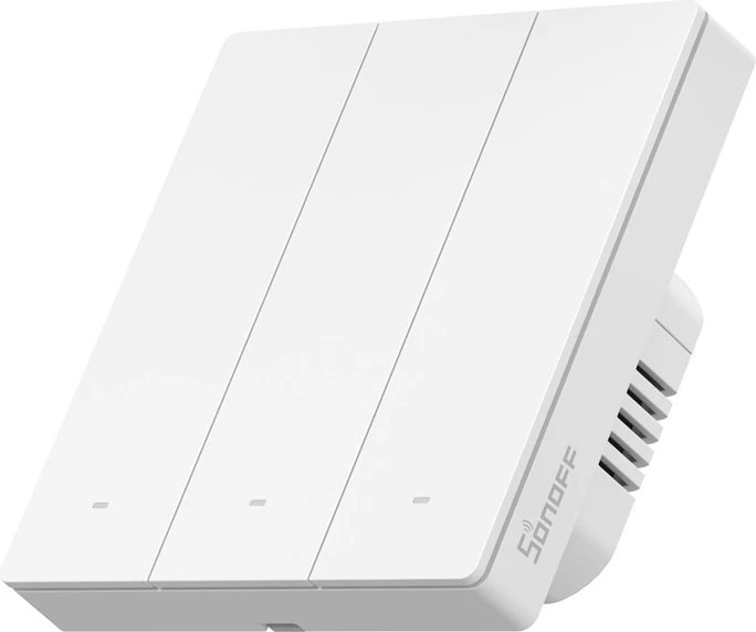 Switch i mençur Sonoff ZBM5-3C-86W, 3 kanale, Zigbee, i bardhë