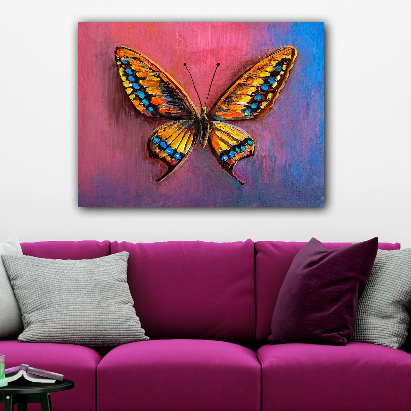 Pikturë dekorative në kanavacë, shumëngjyrëshe, 70x100cm, 1267711747_70100