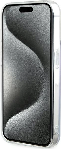 Mbështjellës Guess GUHMP15LHITSU për iPhone 15 Pro 6.1", IML Iridescent MagSafe, vjollcë