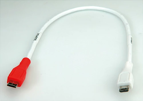 Kabllo karikimi VALUE USB 2.0 Micro-USB B në Micro-USB B, 0.3 m, e bardhë