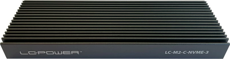 Kasë LC-Power LC-M2-C-NVME-3 për SSD M.2, USB Type-C, e zezë