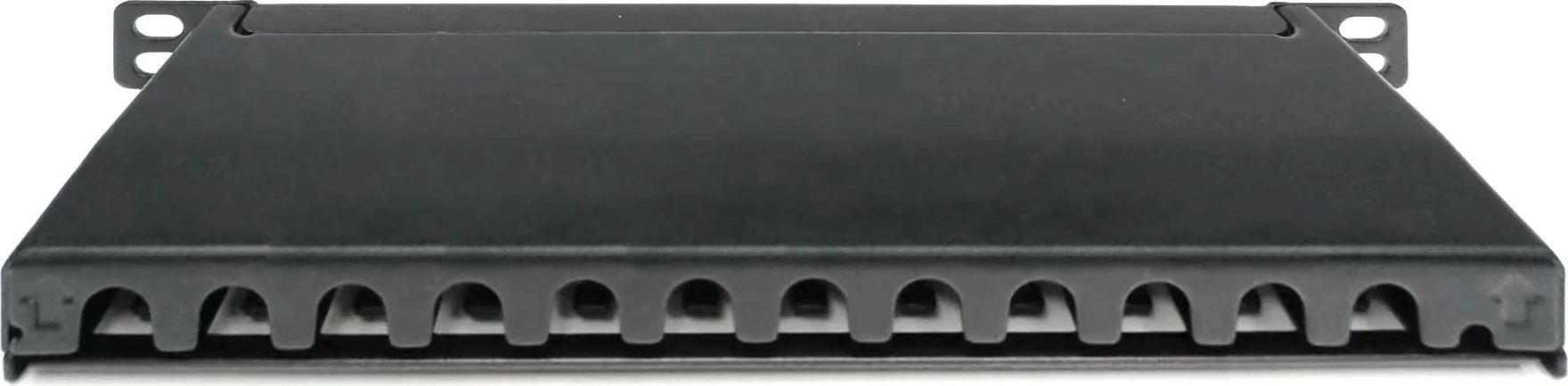 Patch panel Digitus Cat6a 12-portë, 10 inç, i zi