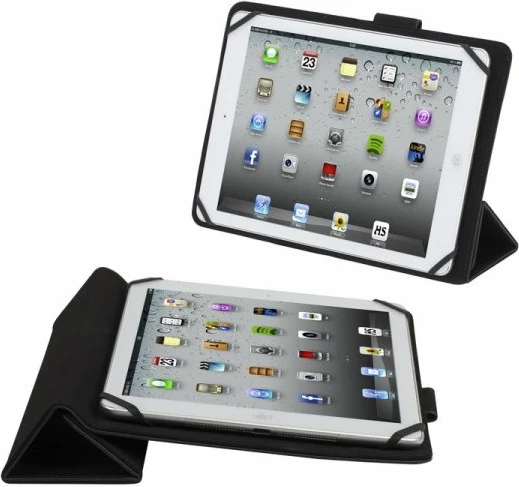 Mbështjellës universal tableti RIVACASE 3137, 10\", stand 2 pozita, mbyllje magnetike, i zi