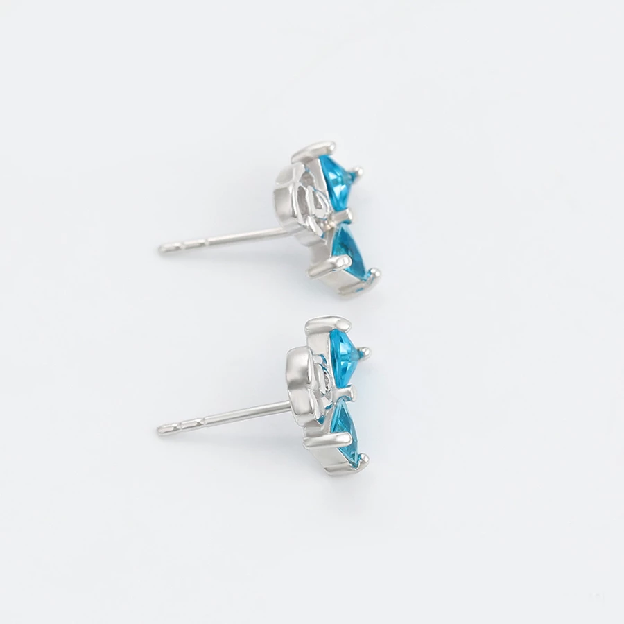 Vathë me dizajn modern të flakëruar në argjend VDMA002