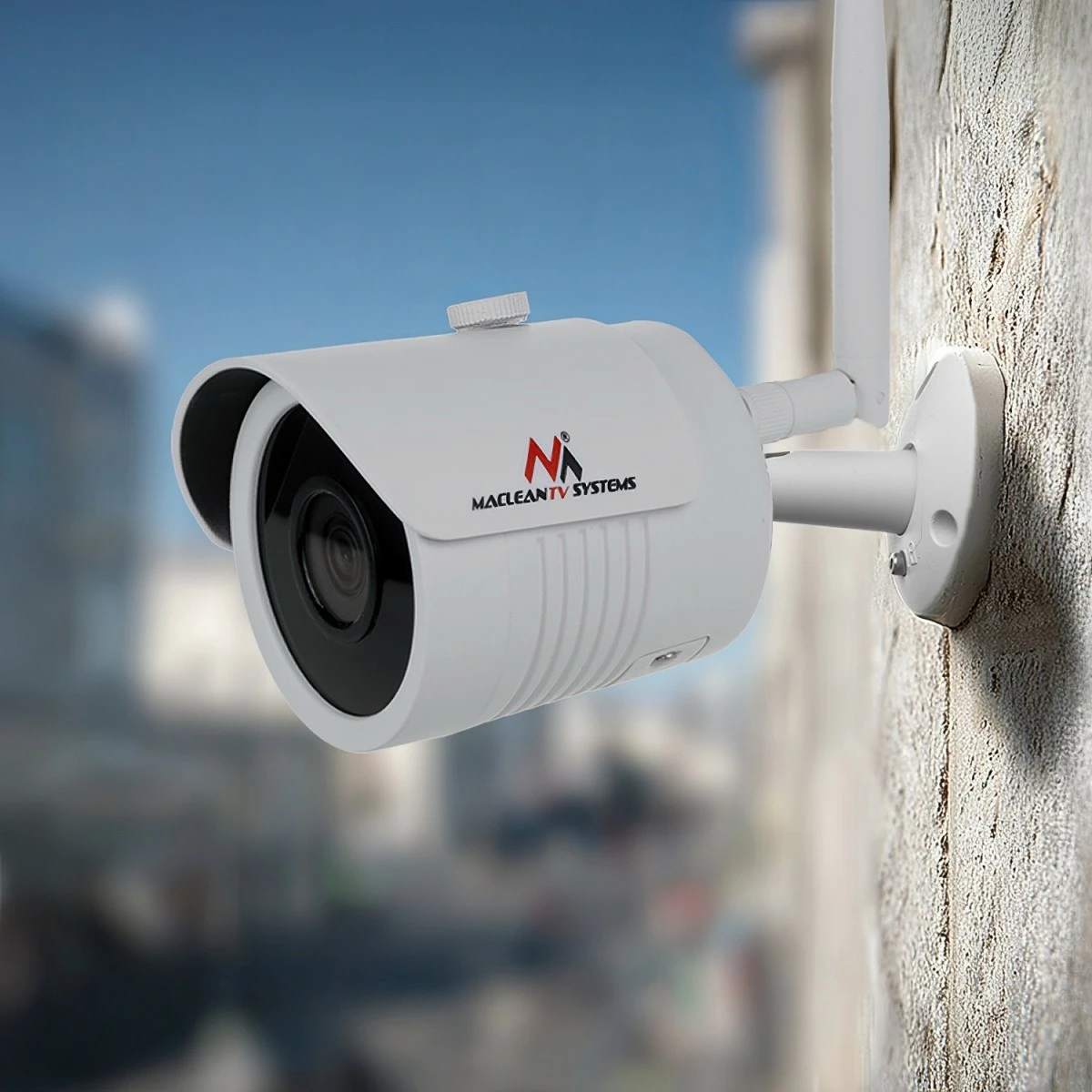 Kamerë IP WiFi, Maclean, MCTV-516, 5MP, H.265/H.265+, ONVIF, e jashtme, e bardhë