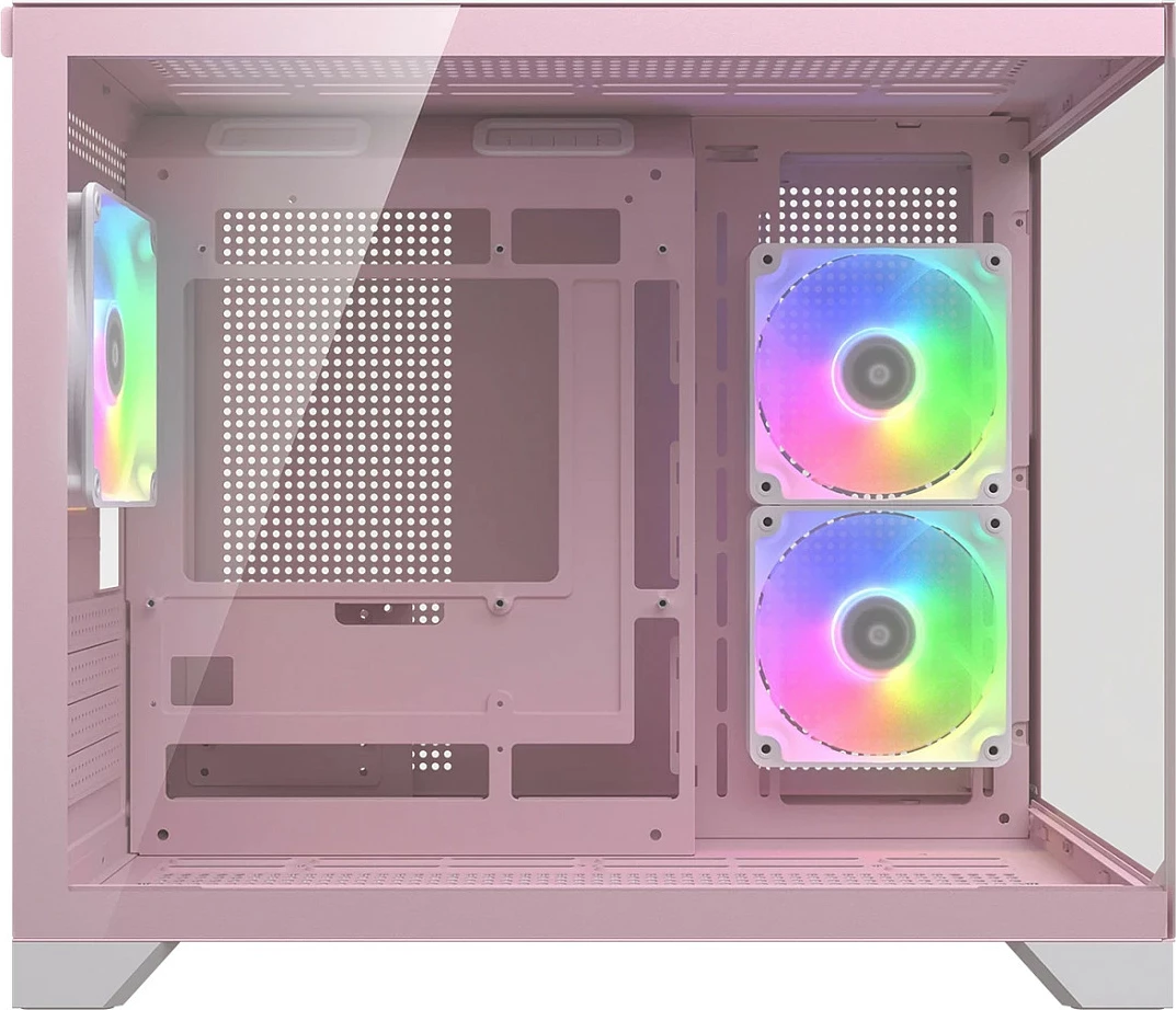 Kasë Mini Tower Cougar FV150, ARGB, Pink