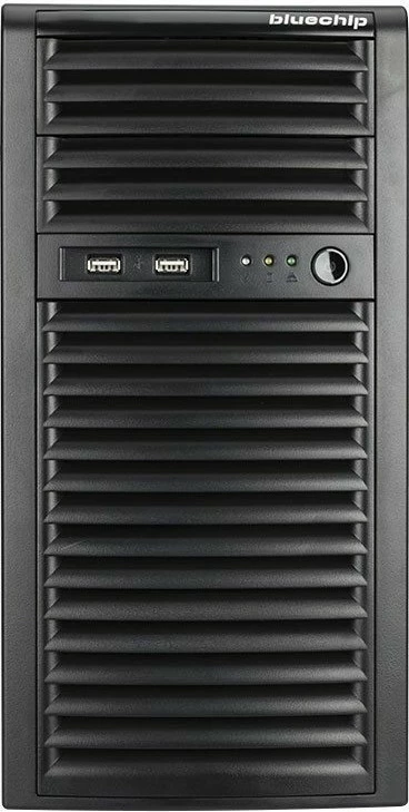 Server bluechip SERVERline T30331s, Xeon E-2414, 32GB RAM, 2x480GB SSD, 2x Gigabit Ethernet, zi
