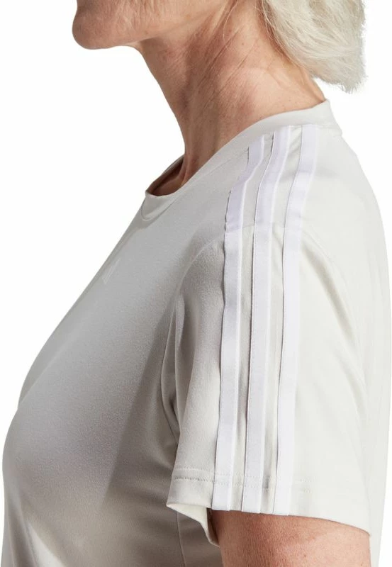 Maicë stërvitjeje për femra adidas, krem