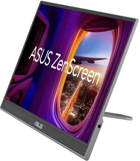 Monitor portativ Asus ZenScreen OLED MQ16AHE (90LM07SV-B02170), 15", argjendtë/zi/gri