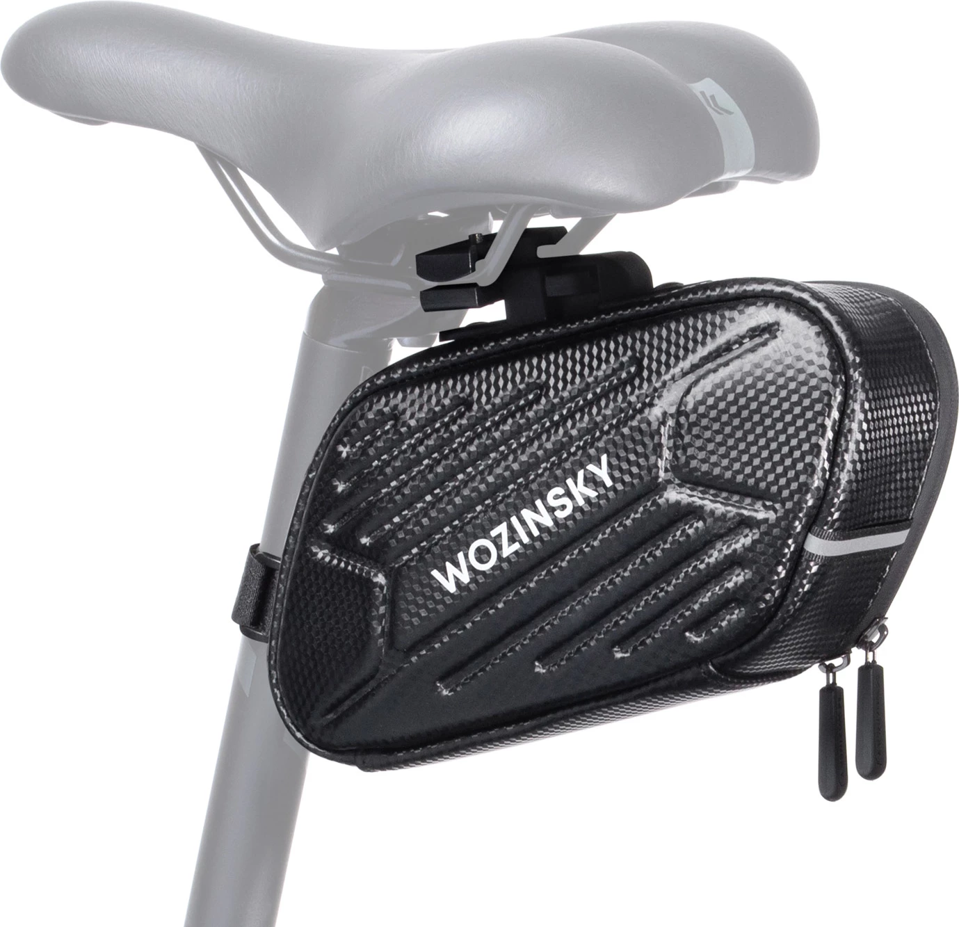 Çantë biçiklete Wozinsky WBB27BK, 1.5L, e zezë, waterproof