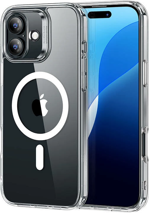 Mbështjellës ESR Classic Hybrid HaloLock për iPhone 16 Plus, transparent