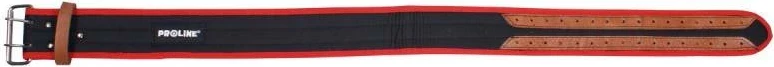 Qafore lëkure për qen PROLINE Heavy Duty Proline 52040, e rregullueshme 75-113 cm, e zezë/kuqe