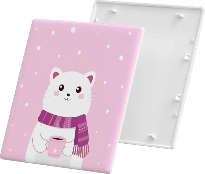 Kapak dekorativ Sonoff T5-1C-86-cartoon për çelës me prekje, plastikë, rozë