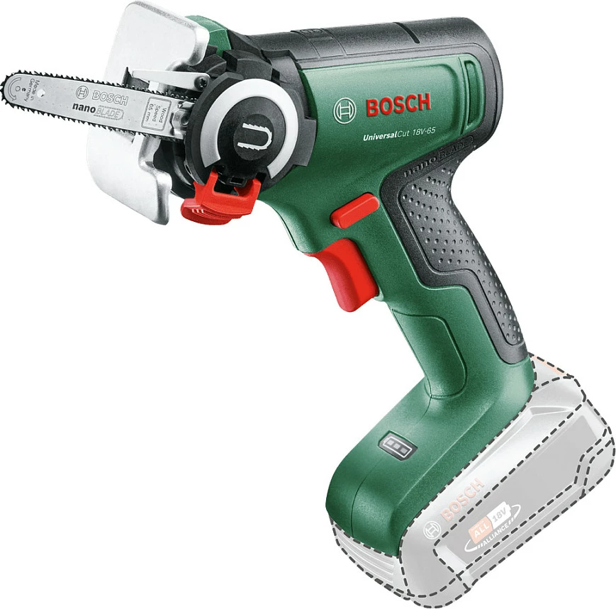 Sharrë me bateri Bosch UniversalCut 18V-65, 18V, jeshile/kuqe