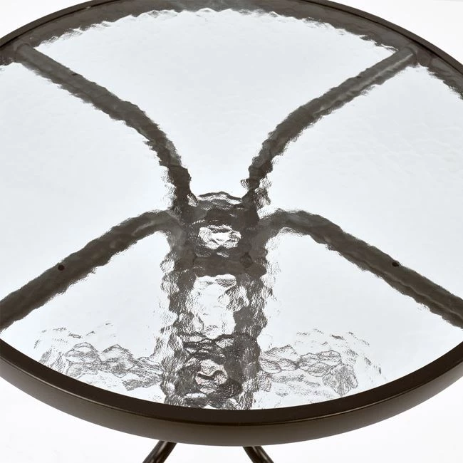 Tavolinë metalike Lima ngjyrë kafe '60x70cm FH5079.02