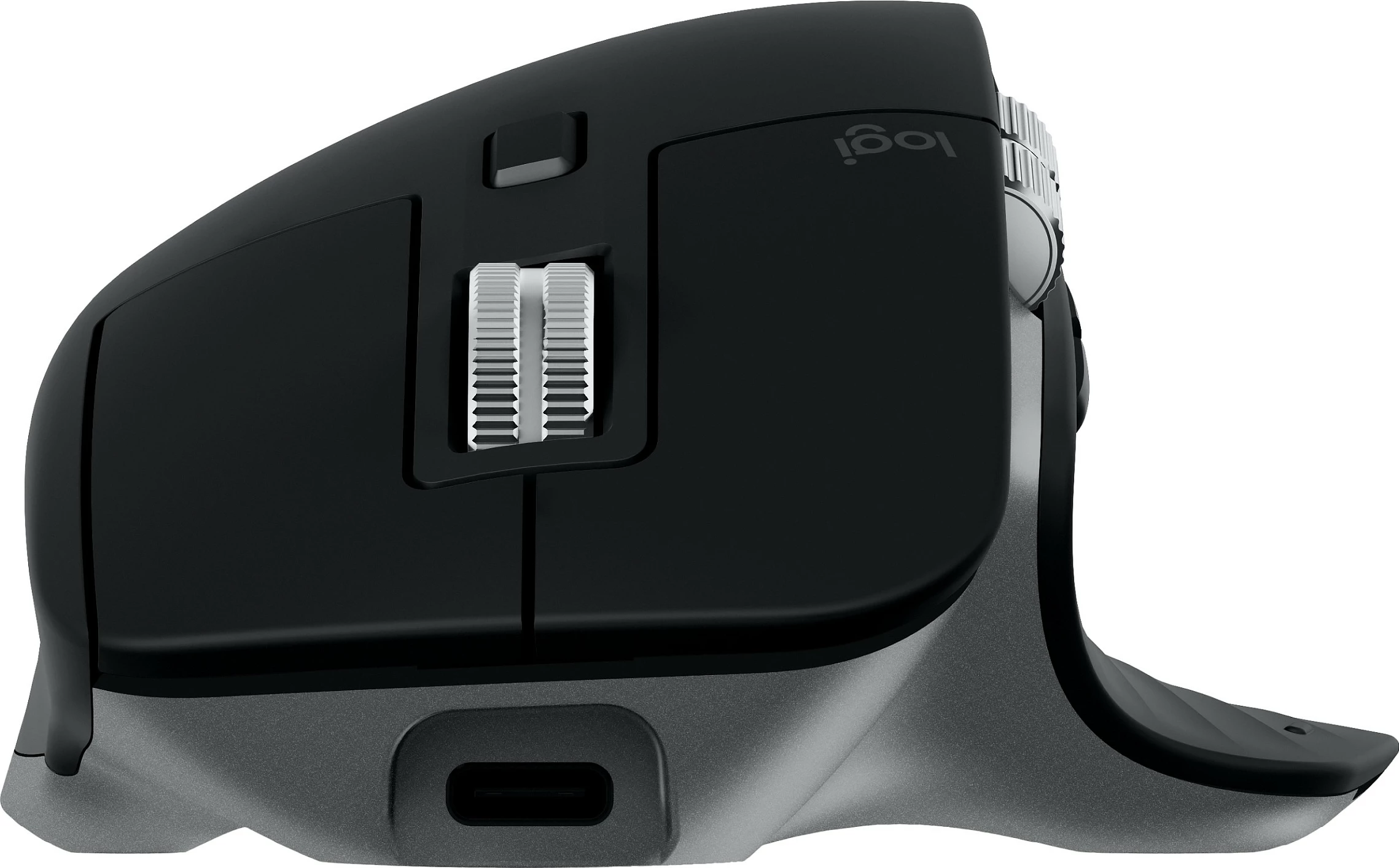 Maus Logitech MX Master 3S për Mac, Wireless, 8000 DPI, E zezë, Argjendtë