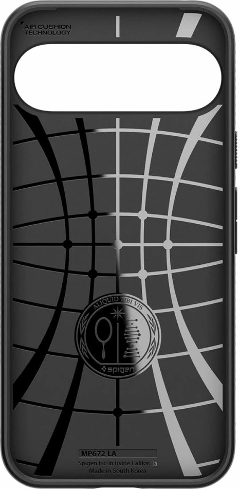 Mbështjellës Spigen Liquid Air për Google Pixel 9 Pro XL, i zi